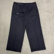 Nwt Talbots Italian Flannel 10 Wool Blend Navy Mills Pants Formal Work