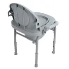 Bedside Toilet Chair Bedside Commode Slip Resistant 3 Level Height Adjustable