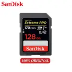 SANDISK 100% 閃迪 EXTREME PRO SD 卡 128GB 64GB 32GB CLASS 10 SD