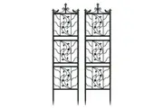 Vibe Geeks Metal Garden Trellis Tall Plant Climbing Lattice Fence