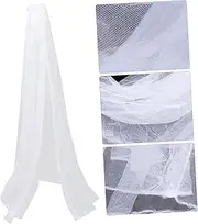 ERINGOGO 1pc Lace Lace Mosquito Net Bed Tent Bed Canopy Bed Curtain Bed Netting Dome Net White