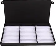 [MOBUTOFU] Sunglasses Organizer Display Case Slot Eyewear Holder for Glasses Storage Elegant Design for Home Travel Sunglass Storage for All Your Eyewear Needs