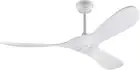 52 Inch Ceiling Fan without Lights, Solid Wood Ceiling fan with Remote Control,R