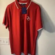 Roberto Cavalli CLASS POLO T-SHIRT Size L Red