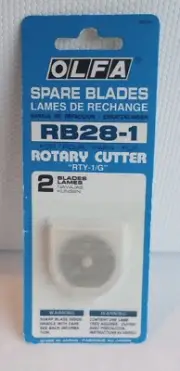 OLFA Rotary Cutter Spare Blades RB28-1 for RTY-1/G