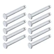 Clevis Pins (6mmx40mm) 20Pcs, Single Hole Flat Head Carbon Steel Fastener Pin