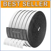 Self-Adhesive Foam Insulation Tape - 1/2In x 1/8In x 197Ft for Weatherproofing