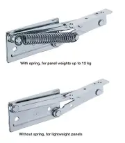 Bench Seat Hinges with or without Spring pack of 1 pair of Hafele