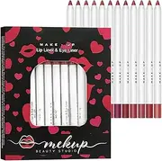 Lipliners Pencil - 12-Color Lip Pencil for Shaping Lips | Waterproof Matte Nude Natural Lip Liner Long-Lasting Lips Sculpturing for Women& Girls