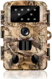Trail Camera 14MP 1080P HD Game Hunting with 3 Infrared Sensors 850nm...