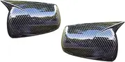 Gerrit for M&ITSUBISHI Lancer X 10 EX EVO 2008 2009 2011 2012 Car Replacement Exterior Door Side Rear View Mirror Cover Caps Reverse Shell Case Car Side Mirror Cover Exterior Mirrors (Color : Slls550