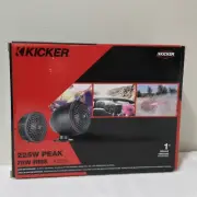Kicker 46KST2504 Car Audio KS Series 1" Silk Dome Tweeters Surface Flush Mount