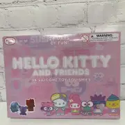 Hello Kitty And Friends 24 Silicone Toy Squishies Advent Calendar New Sealed