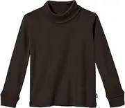 [City Threads] Boys and Girls Turtleneck 100% Cotton in Basic Colors for Kids School Base Layering - USA Made