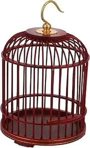 Hanging Cage for Small Animals Exquisite Dome Design Durable Structure Present for Pets Secure Locking Door for Safety