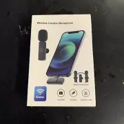 Wireless Noise Canceling Mini Lavalier Lapel Microphone for iPhone