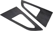 Compatible For Corvette C7 2014-2019 Soft Carbon Fiber Car Rear Side Window Louvers Cover Trim Sticker Accessories Component