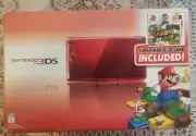 Nintendo 3DS with Super Mario 3D Land - Flame Red - New & Factory Sealed - Read*