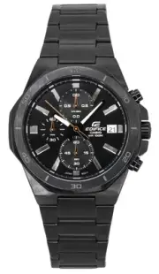 Casio Edifice Chronograph Black Dial Quartz 100M Men's Watch EFV-640DC-1AV