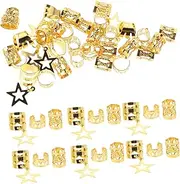 [HORIALENCE] 36pcs Retro Spiral Hair Jewelry for Women Elegant Hollow Design Hair Accessories Comfortable Braid Clips for Parties and