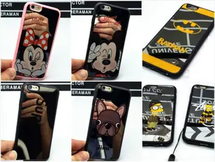 迪士尼 米奇 米妮 iPhone6s 手機殼 蘋果 6plus 軟矽膠套 鏡面全包邊 軟殼 6S
