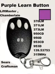 For LiftMaster Garage Door Opener Mini Remote Part For Purple Learn Button