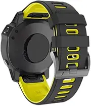 [MGTCAR] Sport Silicone Watchband Wriststrap for Garmin Fenix 6X 6 6S Pro 5X 5 5S Plus 7 7S 7X 3HR MK1 20 22 26mm Quick Release Wirstband