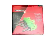 Snap On Tools NEW PL600ES2RKG GREEN 6 Piece Essential Pliers Set SEALED