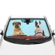 Two Dogs Auto Sun Shade for Car SUV Truck Jumbo Folding Accordion Windshield (for: Isuzu)