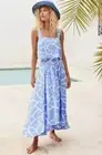 Mister Zimi Size 16 Betsy Set Whitsundays Blue Bohemian