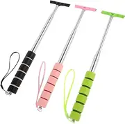 iplusmile Rearview Mirror Wiper Rod Long Window Squeegee Extendable Car Window Cleaner Portable