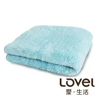 在飛比找博客來優惠-Lovel 7倍強效吸水抗菌超細纖維小浴巾-共9色粉末藍