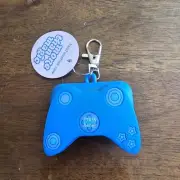 More Than Magic Blue Video Game Controller Themed Silicone Hand Cleanser Holder