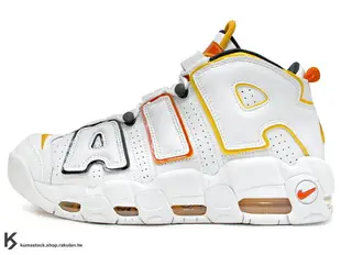 2021 NBA 超經典復刻 NIKE AIR MORE UPTEMPO ROSWELL RAYGUNS 外星人 白黑紅黃 大AIR Scottie Pippen 著用 公牛隊 三連霸 (DD9223-100) !