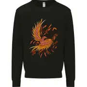 A Pheonix Rising From the Ashes Kids Sweatshirt Jumper