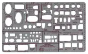 Lavatory Planning Template Scale 1/8 and 1/4 Inch 1170I