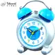 Telesonic/天王星鐘錶 精巧雙鈴鬧鐘藍色 靜音機芯 貪睡功能