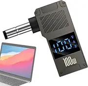 Laptop Charger Adapter - 100W Digital Display Type C to DC Adapter,Fast Charging Computer Accessories for Laptops Type C Port Devices