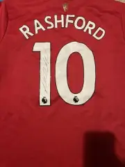 Marcus Rashford signed Manchester United Jersey 2021/22 Season