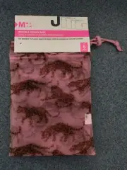 QA Leopard Print 5-Piece Produce Bag Set Pink