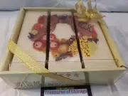 Bill Blass Set Of 3 Picturescape Pillar Candles Thanksgiving Holiday Christmas