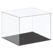 Acrylic Display Case Plastic Box Cube Storage Box Clear 41x36x30.5cm
