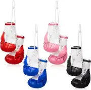 4 Pairs Mini Boxing Gloves Miniature Boxing Glove Keychain Boxing Ornament New