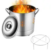 Incinerator Stainless Steel Fire Bucket Burn Cornucopia Outdoor
