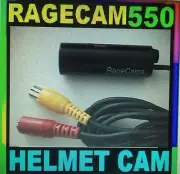 HELMET CAMERA BULLET TUBE LIPSTICK CAM RAGECAM/550-5V RCA DC SONY CCD 5 VOLT DC