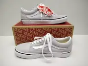 Vans Old Skool Black Light Gray Shoes Suede & Canvas Mens Sz 6 NEW