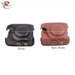 佳能 G15 Pu 皮革相機包保護套袋適用於佳能 G15 帶肩帶