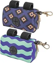 Parliky Infant Diaper Bag Dispenser 2pcs Bag Holder Nappy Bin Portable Travel Organizer