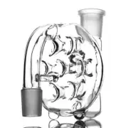 2pcs Reclaim Ash Catcher Glass Adapter 14mm Male to Female Lab Glass