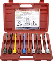 To410ext 10 Piece 1/2" Drive Torque Extension Bar Set Colorcoded 60 Ft.lbs.~150